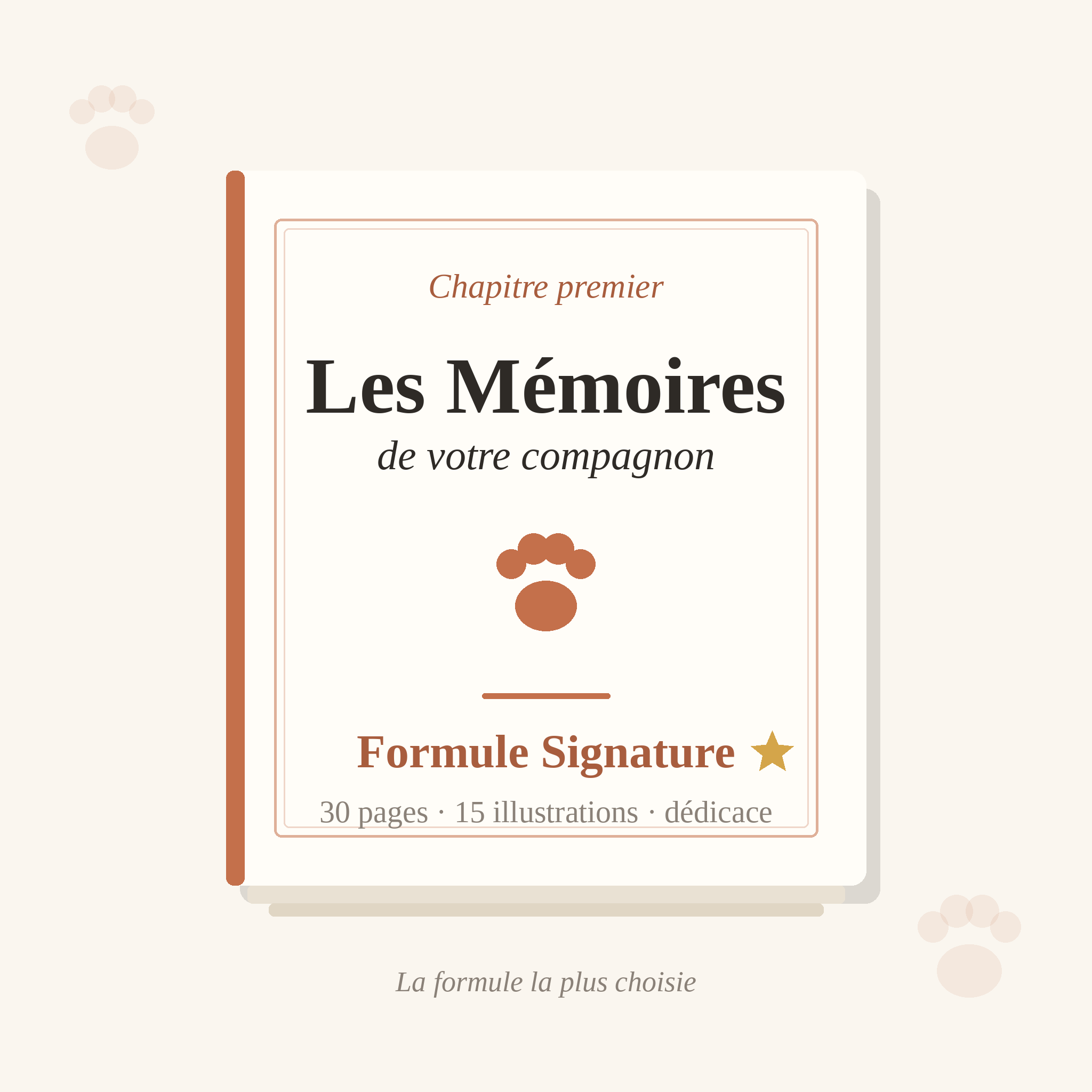 Formule Signature — Le livre illustré de votre animal ⭐